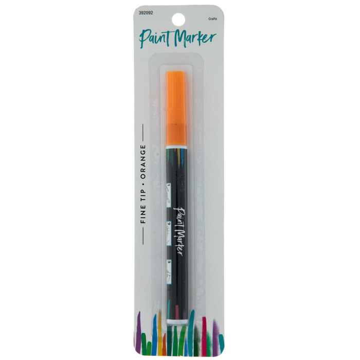 Orange Fine Tip Paint Marker Hobby Lobby 392092