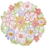 Scribble Floral Cutout Placemat