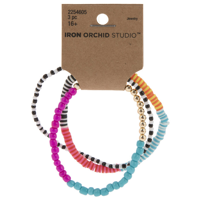 Bright Striped Beaded Bracelets Hobby Lobby 2254605