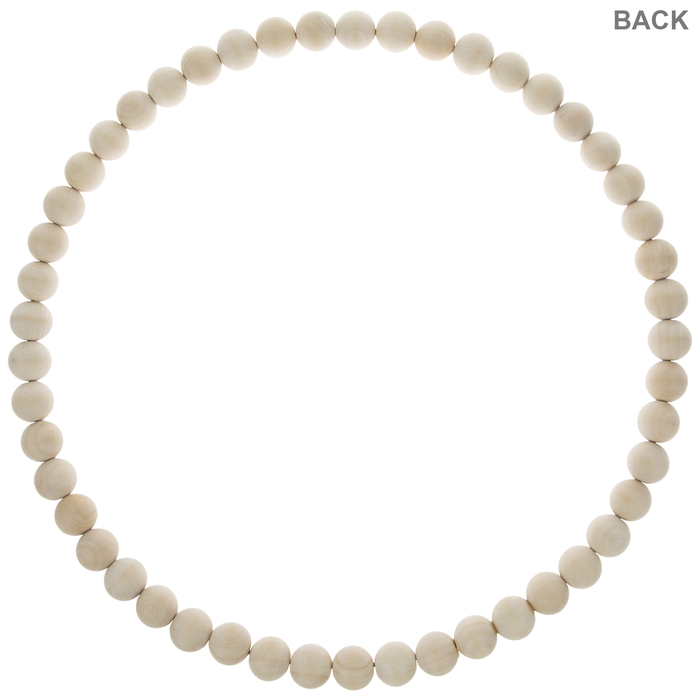 Wood Bead Wreath 18" Hobby Lobby 2021285