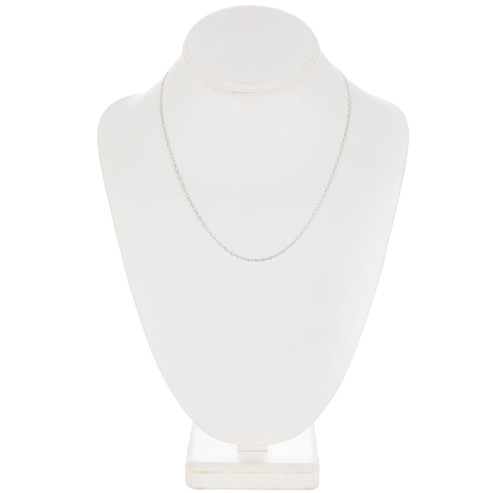 Sterling Silver Plated Cable Chain Necklace 18" Hobby Lobby 1604529