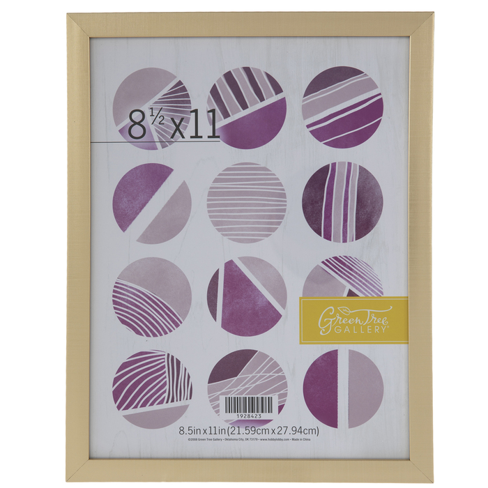 Gold Wood Wall Frame 8 1/2" x 11" Hobby Lobby 1928423