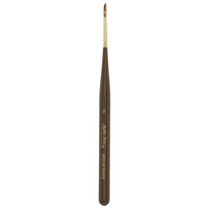 Gold Taklon Angle Shader Paint Brush Hobby Lobby