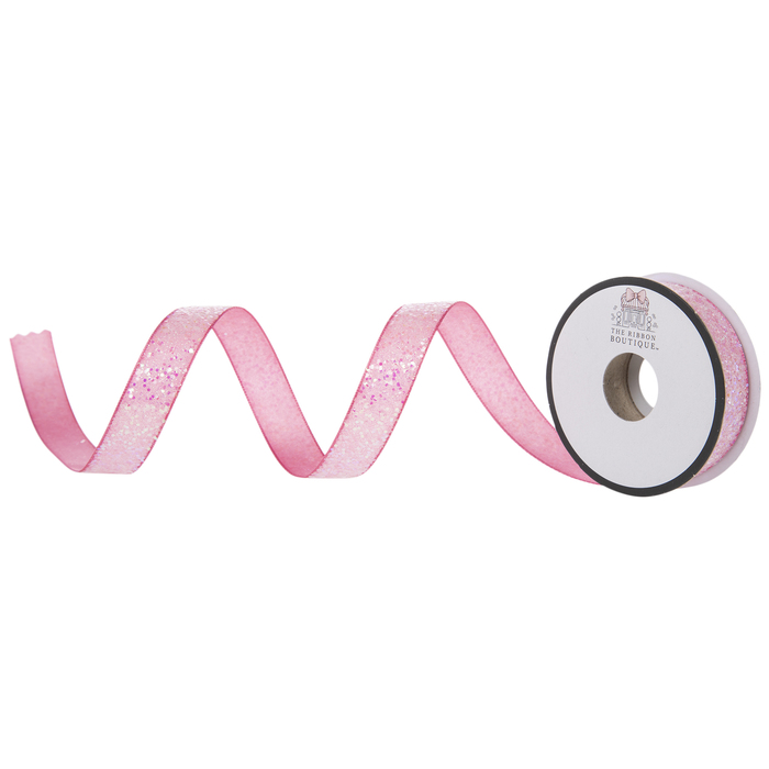 Iridescent Glitter Satin Ribbon 5/8" Hobby Lobby