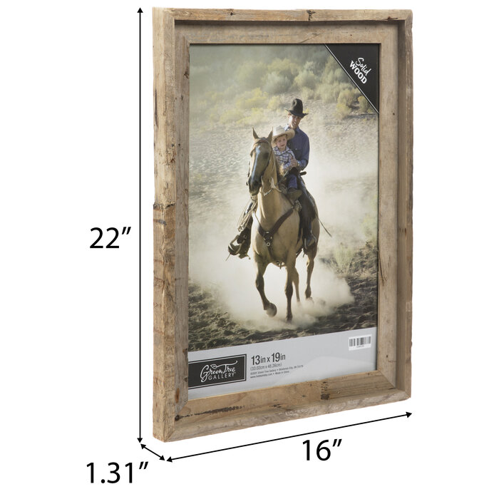 Rustic Barnwood Wall Frame 13" x 19" Hobby Lobby 2066298