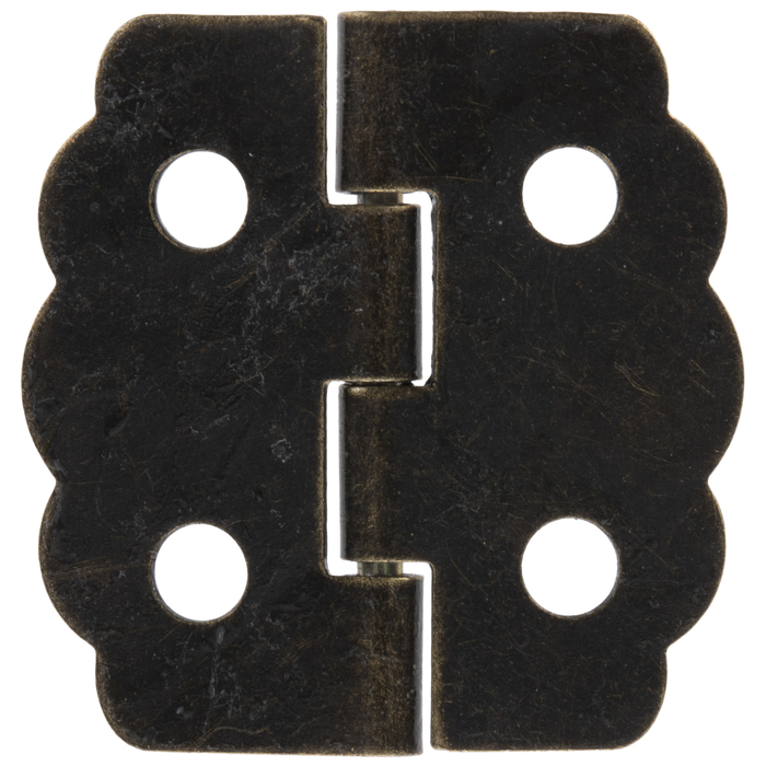 Antique Brass Plated Curved Hinges 7/8" Hobby Lobby 469197