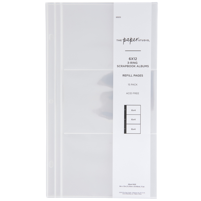 Album Refill Pages 6" x 12" Hobby Lobby 820233