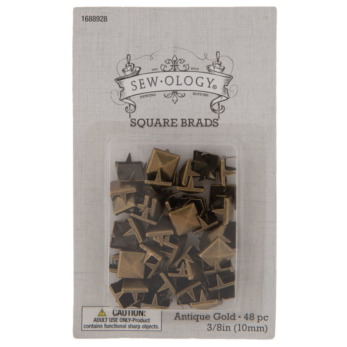 Square Brads 3/8" Hobby Lobby