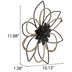 Black Flower Metal Wall Decor | Hobby Lobby | 2187771