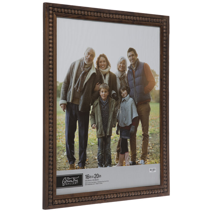Brown Beaded Wood Wall Frame 16" x 20" Hobby Lobby 2178374