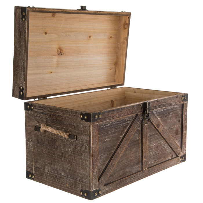 Brown Wood Trunk Hobby Lobby 1634997