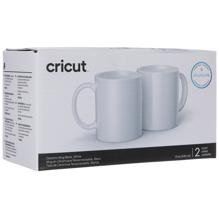 White Cricut Infusible Ink Mugs 12 Ounce Hobby Lobby 2047108