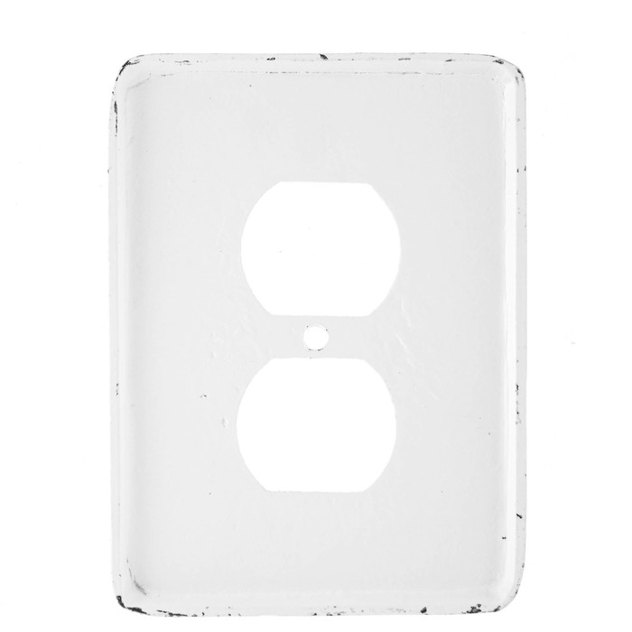 Distressed White Scroll Metal Outlet Cover Hobby Lobby 1481514