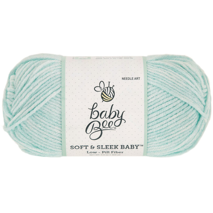 Aqua Marled Baby Bee Soft & Sleek Baby Yarn Hobby Lobby 1513423