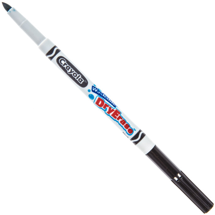 Crayola Washable Dry Erase Fine Line Markers 6 Piece Set Hobby