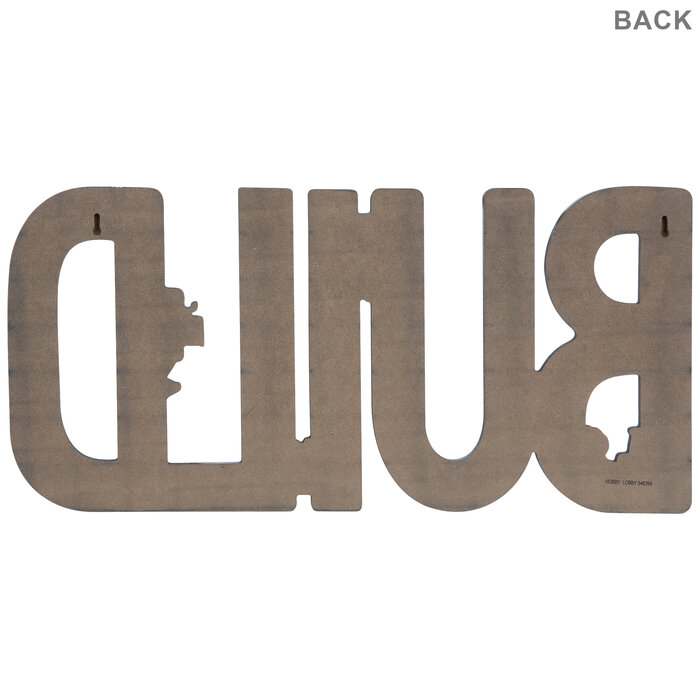 Build Word Wood Wall Decor Hobby Lobby 2200806