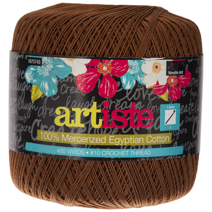 Tawny Artiste Cotton Crochet Thread Hobby Lobby 1675743