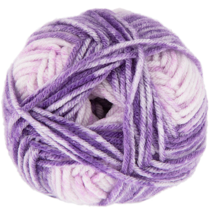 Violet Stripe Yarn Bee Soft & Sleek Print Yarn Hobby Lobby 1625417