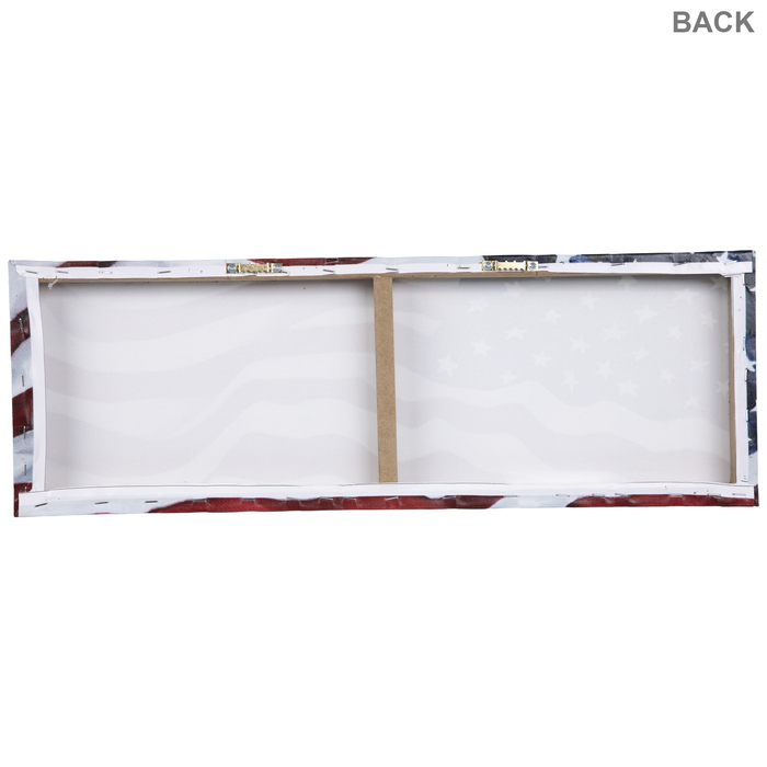 Waving American Flag Canvas Wall Decor Hobby Lobby 1953157