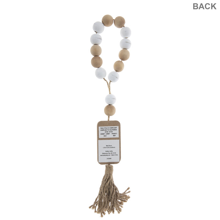 Eat Beaded Garland With Tassel Hobby Lobby 2123008