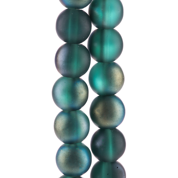 Round Matte Glass Bead Strand Hobby Lobby