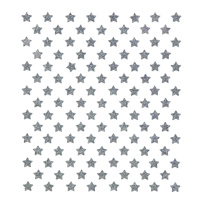 Silver Holographic Star Stickers Hobby Lobby 965434