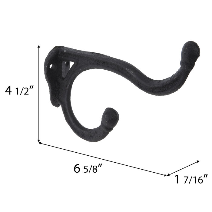 Rust Cast Iron Double Wall Hook Hobby Lobby 164764