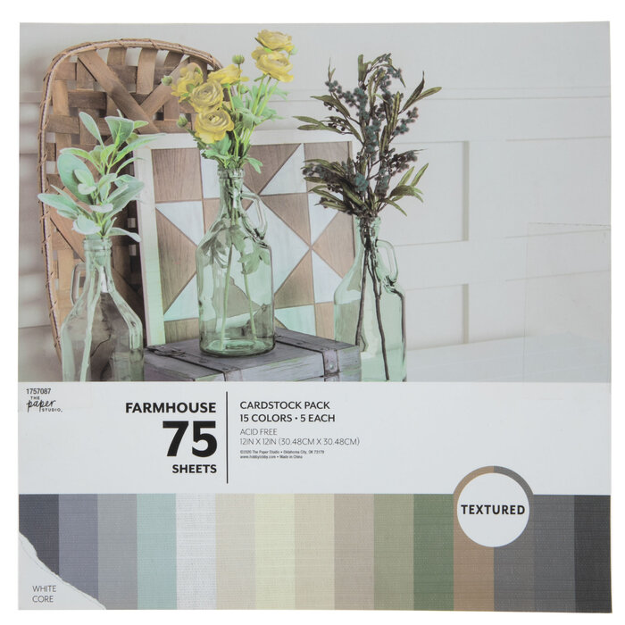 Textured Cardstock Paper Pack 12" x 12" Hobby Lobby