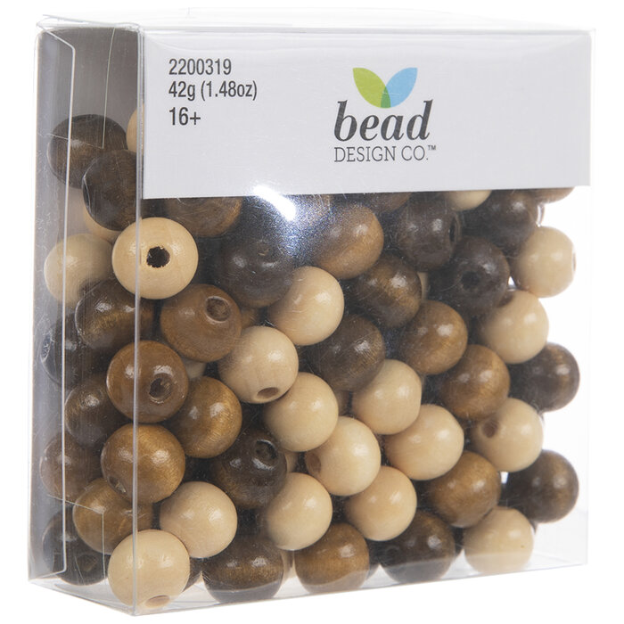 Brown Multi Round Wood Beads Hobby Lobby 2200319