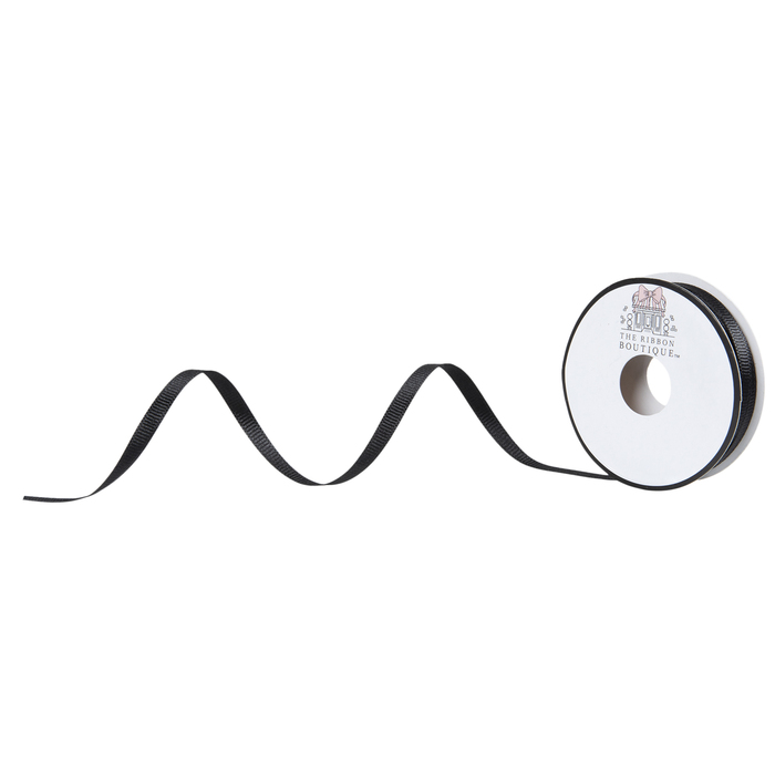 Black Grosgrain Ribbon 1/4" Hobby Lobby 176909