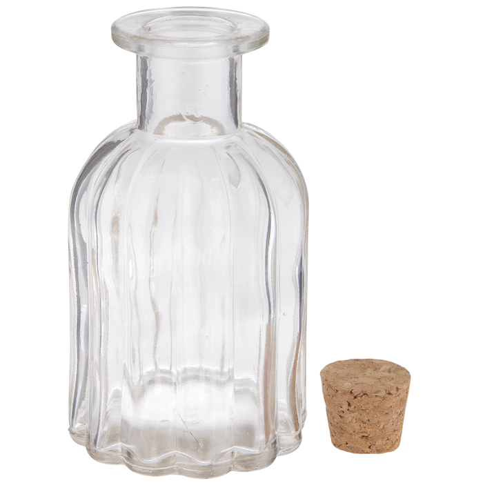 Ribbed Glass Bottle Hobby Lobby 1330752