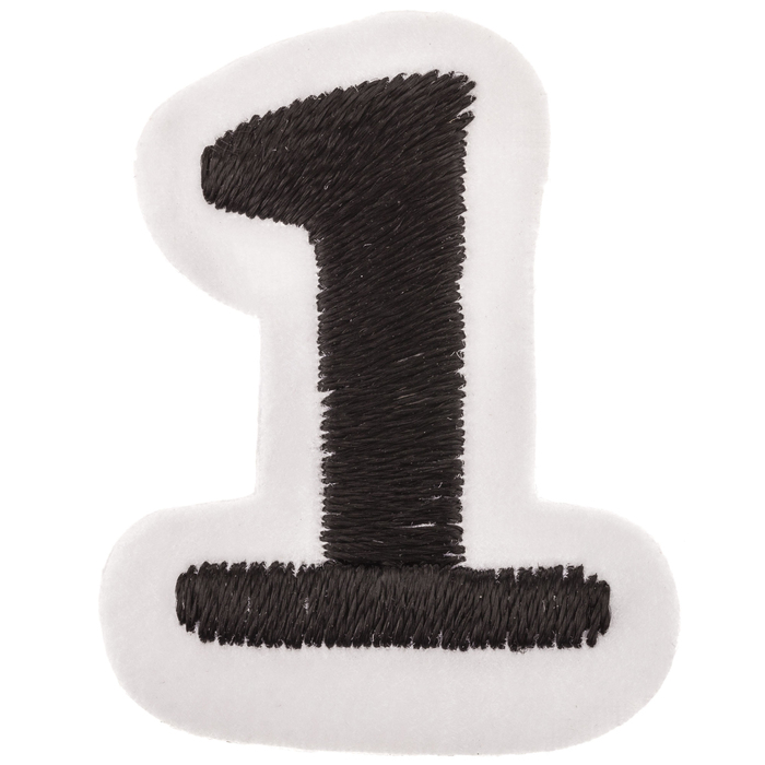 Embroidered Number IronOn Patch 1 1/2" Hobby Lobby