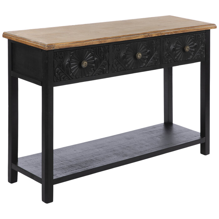 Black Medallion Wood Console Table Hobby Lobby 2124048