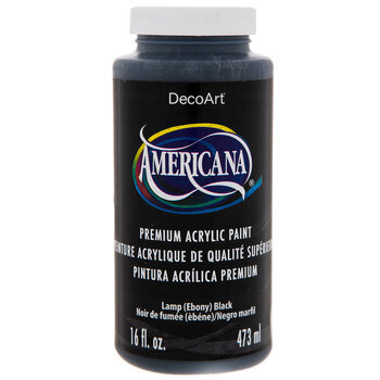 Black Americana Acrylic Paint - 16 Ounce | Hobby Lobby | 1849686