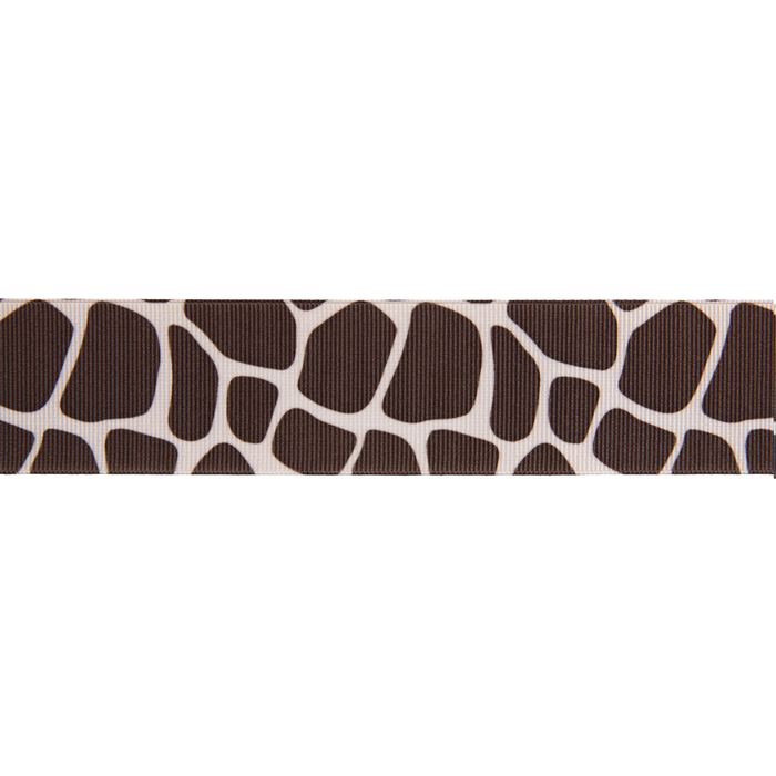 Giraffe Print Grosgrain Ribbon 1 1/2" Hobby Lobby 577262