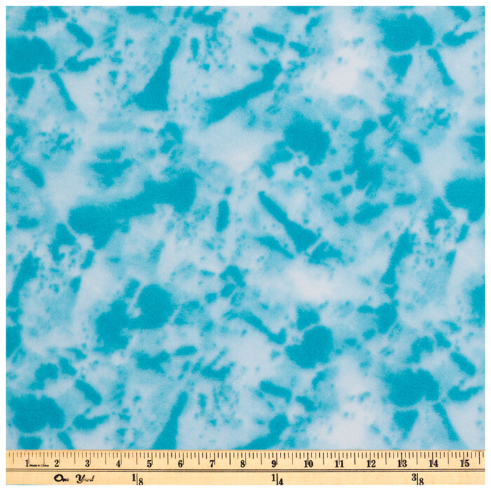 Turquoise Tie Dye Fleece Fabric Hobby Lobby 2245405