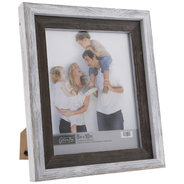 White & Gray Barnwood Wall Frame 8" x 10" Hobby Lobby 2008837