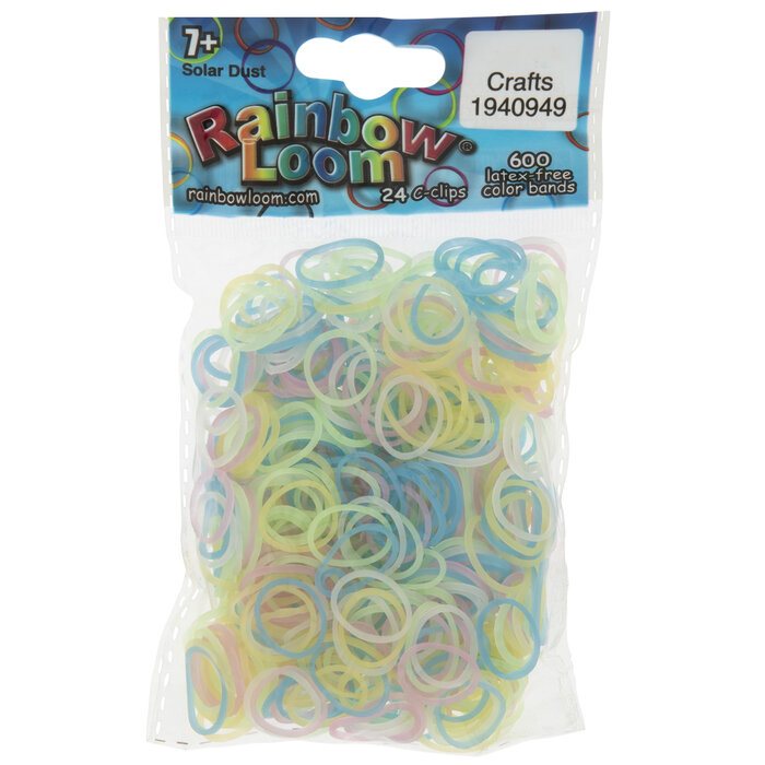 Solar Dust Loom Bands With Clips Hobby Lobby 1940949