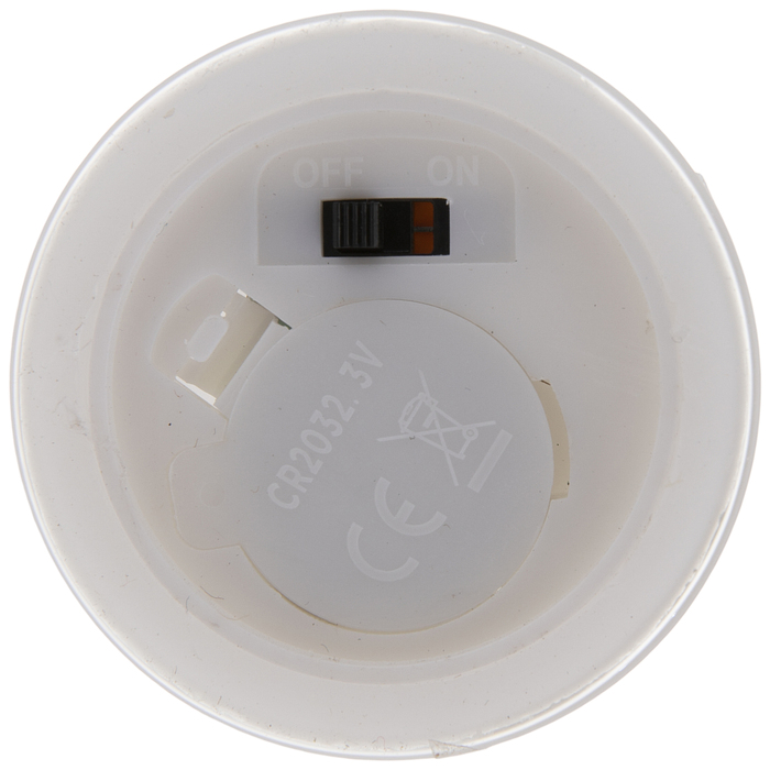 White Pillar Glass LED Candle 2" x 4" Hobby Lobby 1942077