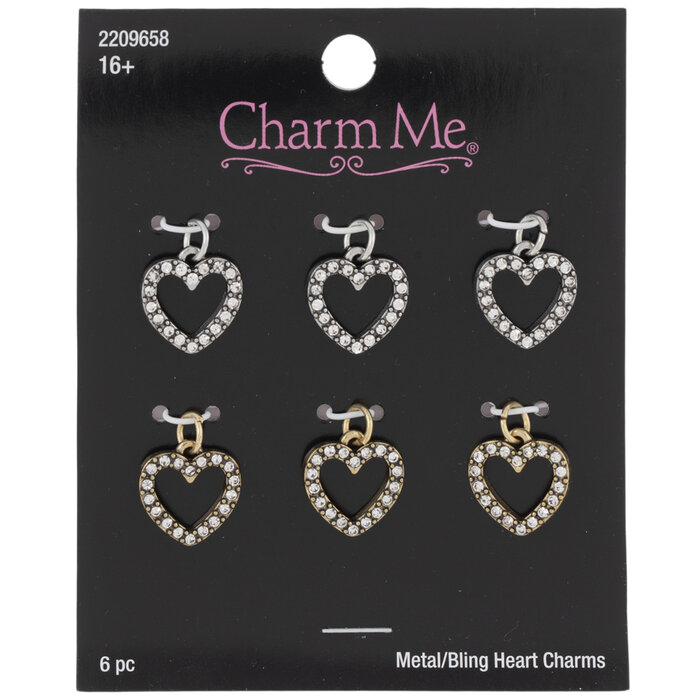 Heart Rhinestone Charms Hobby Lobby 2209658