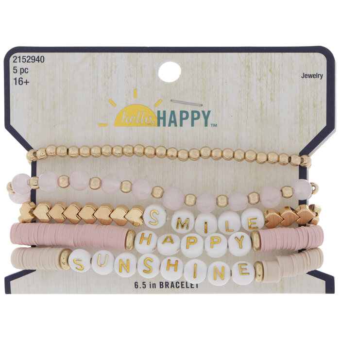 Sunny Heart Beaded Bracelets Hobby Lobby 2152940