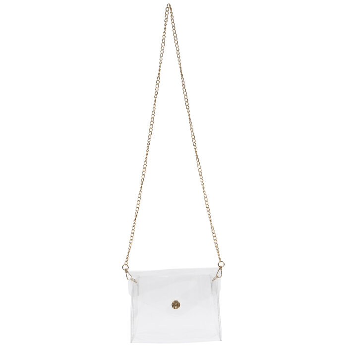 Clear & Gold Crossbody Handbag Hobby Lobby 1868835