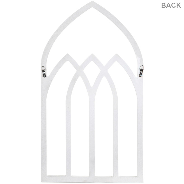 Distressed White Arched Wood Wall Decor Hobby Lobby 1640333