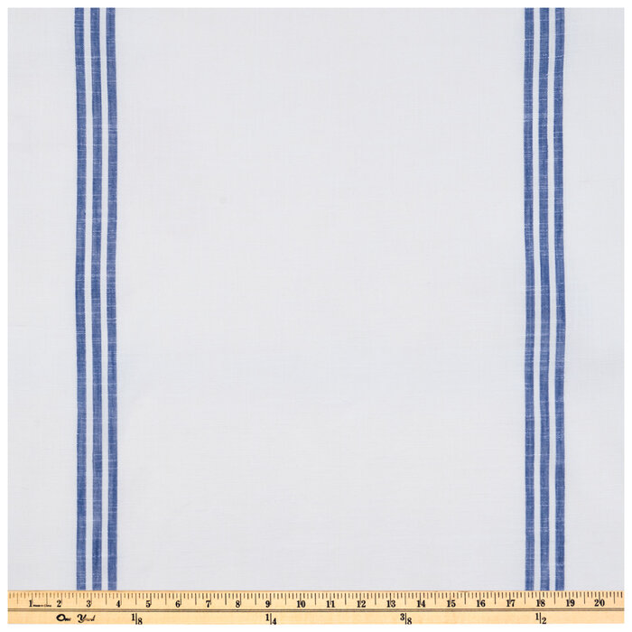 Blue Toweling Striped Muslin Fabric Hobby Lobby 2129765