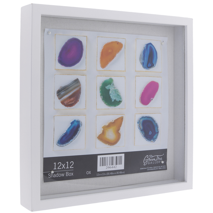 White Wood Shadow Box 12" x 12" Hobby Lobby 296442
