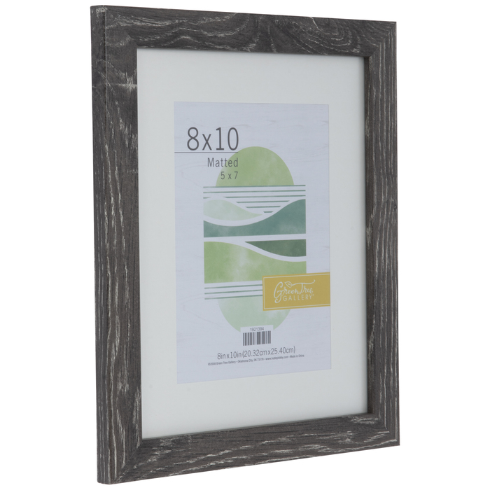 Gray Wood Wall Frame With Mat 8" x 10" Hobby Lobby 1921394