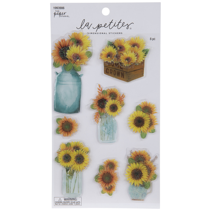 Home Grown Sunflowers 3D Stickers Hobby Lobby 1993906