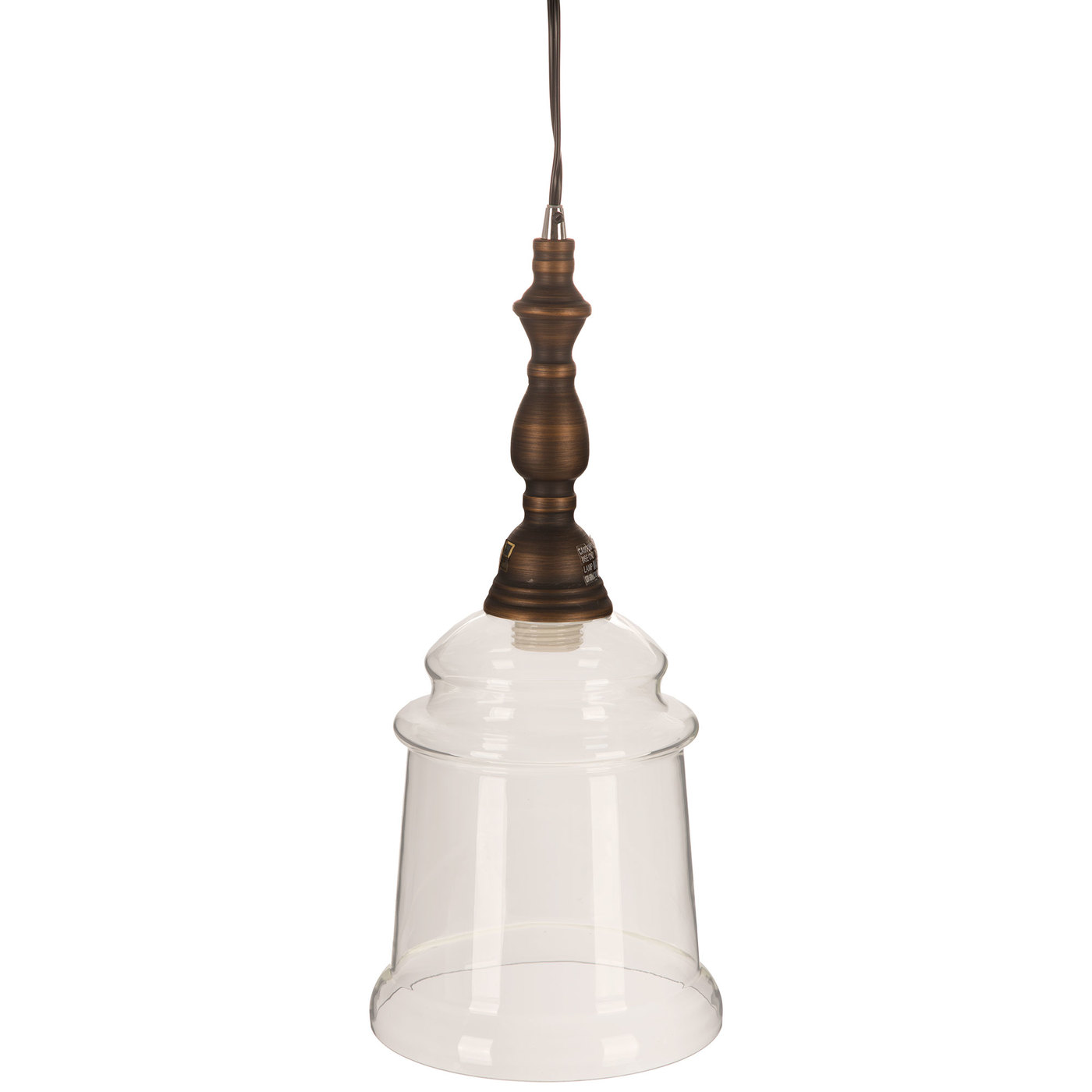 Brushed Bronze Glass Pendant Lamp | Hobby Lobby | 1764935