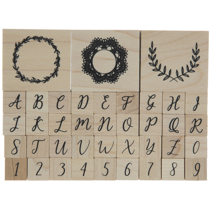 Alphabet & Filigree Rubber Stamps Hobby Lobby 1881515