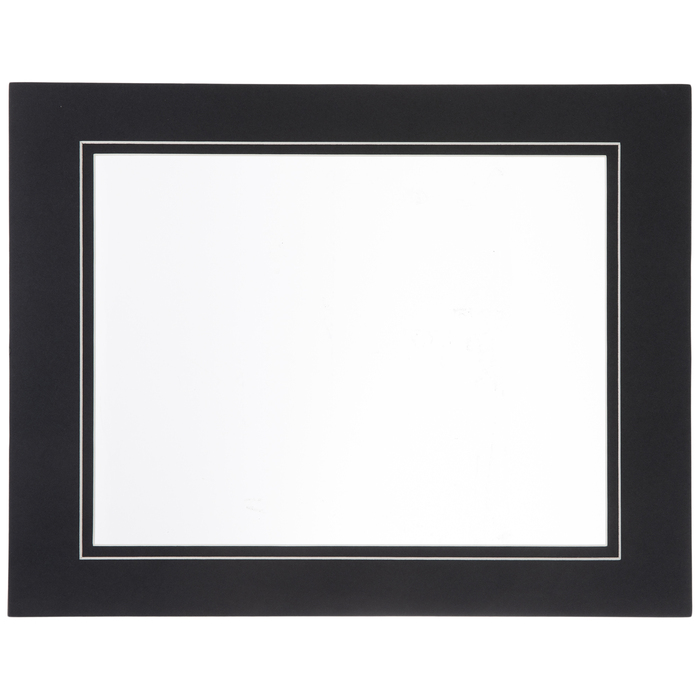 Black PreCut Mat 8 1/2" x 11" Hobby Lobby 2023653